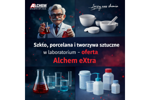 Szkło, porcelana i tworzywa sztuczne w laboratorium – oferta Alchem eXtra