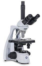 Mikroskop trinokularowy bScope, obiektywy E-PLAN IOS 4/10/S40/S100x, NeoLED 1.5W, stolik bezząbkowy