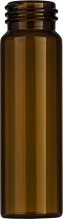 Vialki 40ml; 27,5x95mm; gwint N24, szkło oranżowe (EPA)