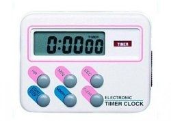 Stoper Timer  model 882, 24-godzinny z pamięcią, z głośnym alarmem