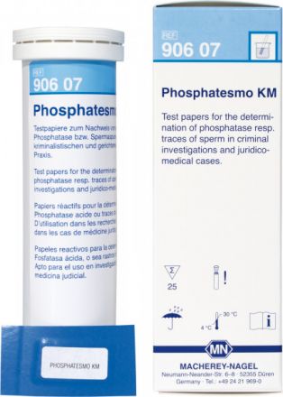 Paski wskaźnikowe PHOSPHATESMO KM do wykrywania kwaśnej fosfatazy