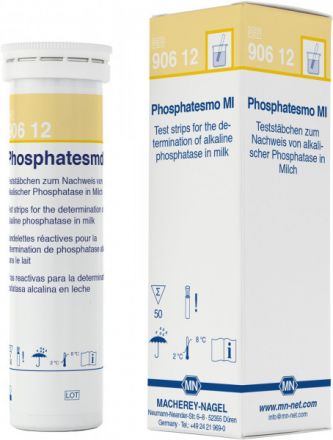 Paski wskaśnikowe PHOSPHATESMO MI do wykrywania alkalicznej fosfatazy