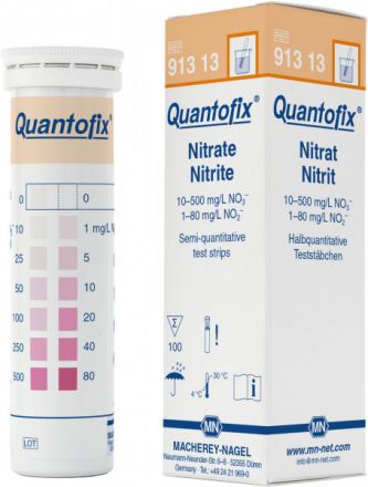 Paski Quantofix Azotany 0-500 mg/l / Azotyny 0-80 mg/l