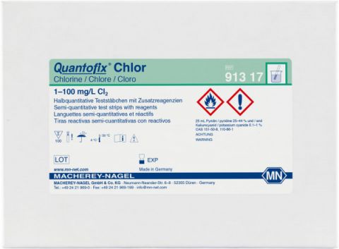 Paski Quantofix Chlor 0-100 mg/l