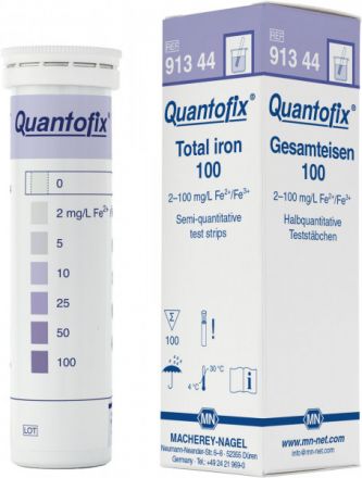 Paski Quantofix Żelazo 0-100 mg/l