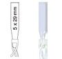 Inserty szklane o poj. 0,1ml (5x29mm) do vialek o poj. 1,5ml plastikowa sprężynka