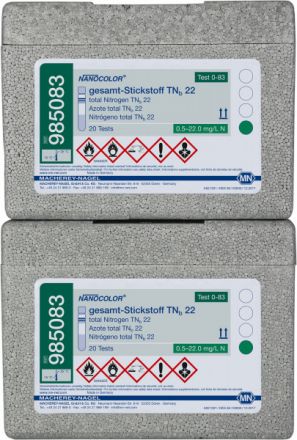NANOCOLOR Azot ogólny 22 0,5-22,0 mg/l, dł. fali 385, 20 oznaczeń