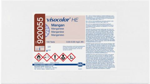 VISOCOLOR HE Mangan 0,03-0,5 mg/l, 100 oznaczeń