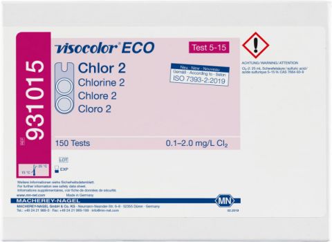 VISOCOLOR ECO Chlor 2 0,1-2,0mg/l, 150 oznaczeń