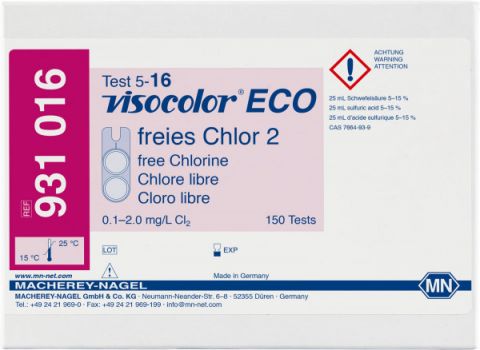 VISOCOLOR ECO Chlor wolny 0,1-2,0 mg/l, 150 oznaczeń
