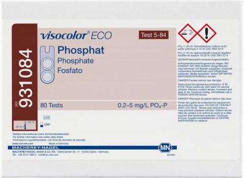 VISOCOLOR ECO Fosforany 0,2 - 5 mg/l PO4-P, 80 oznaczeń