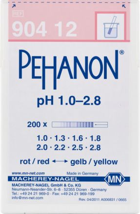 Papierki wskaźnikowe PEHANON pH 1.0-2.8