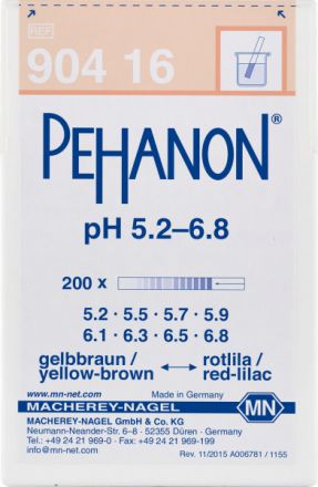 Papierki wskaźnikowe PEHANON pH 5.2-6.8