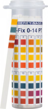 Paski wskaźnikowe pH-Fix 0.0-14.0 okrągłe pudełko