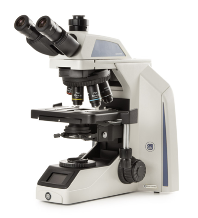 Zaawansowany mikroskop laboratoryjny Achios X Observer trzyokularowy z systemem SLC, okulary WF 10x/22mm, obiektywy planachromat. IOS 4/10/40/100x