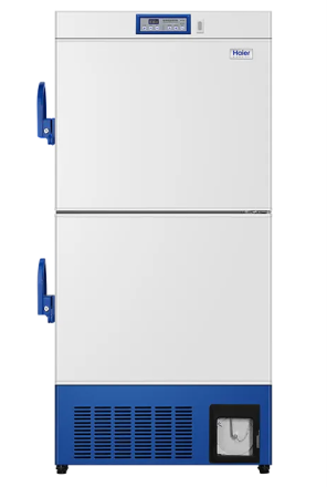 Zamrażarka biomedyczna pionowa typ DW-40L528D, zakres -20...-40C, poj. 531L, 2 drzwi zewnętrzne, 3 półki