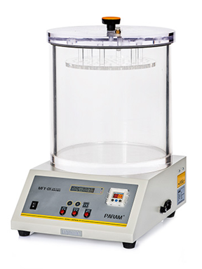 Tester szczelności opakowań MFY-01 wg ASTM D3078 z komorą fi 270mm, wys. 210mm