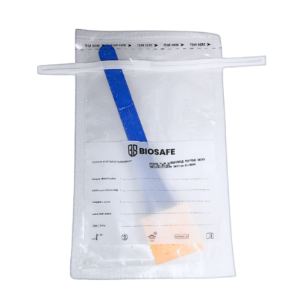 BioSafe gąbki nasączone BPW z odłączanym uchwytem, celulozowe, 100 szt.