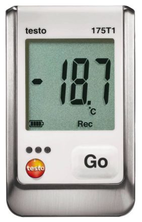 Testo 175-T1 1-kanałowy rejestrator temperatury z czujnikiem wewnętrznym (NTC)