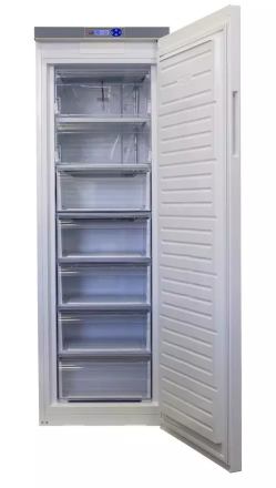 Zamrażarka laboratoryjna Q-Cell 1400 ZN, wersja Basic , poj. 1380 l, zakres 0 do -25°C,  SxGxW 1440x860x2020