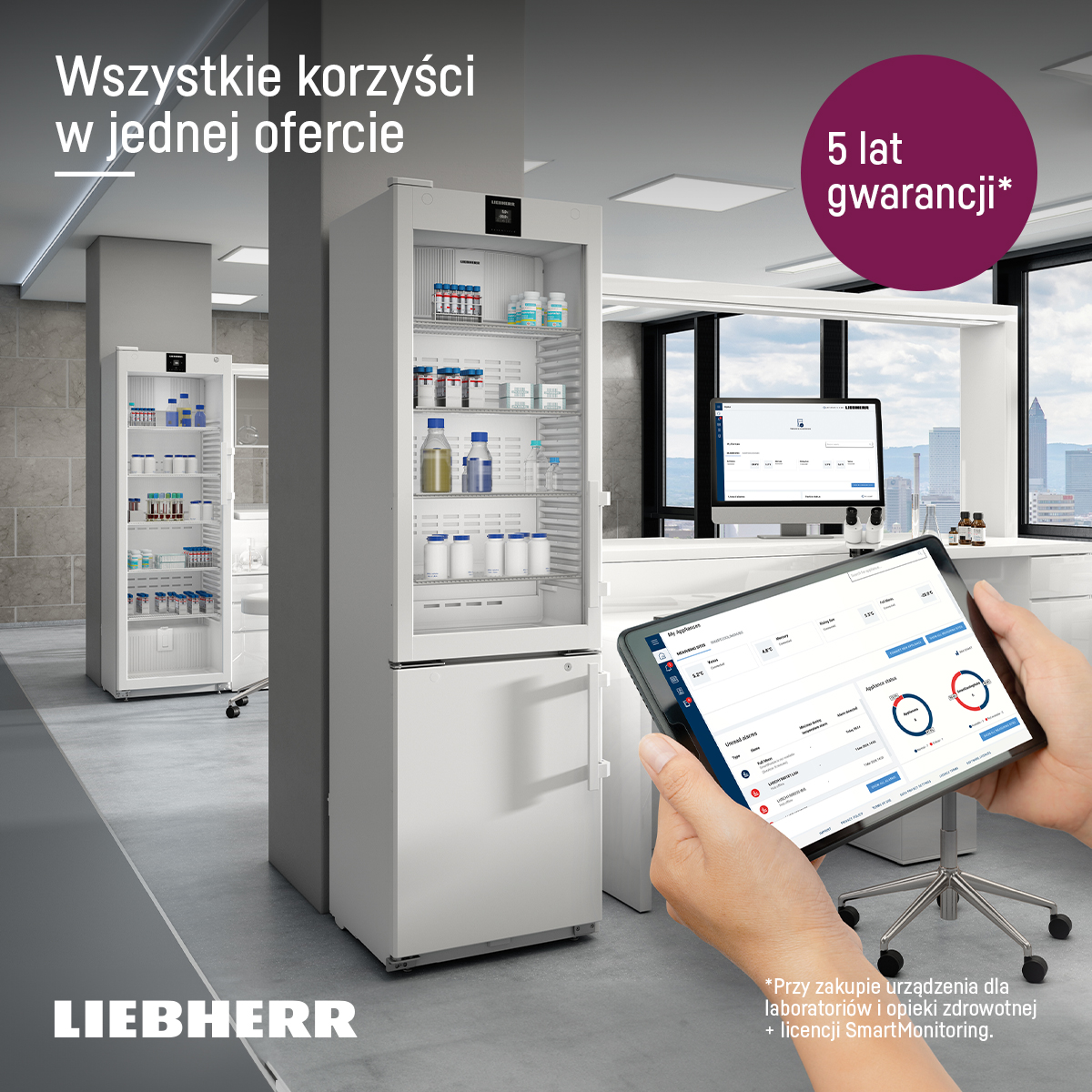 Nowość: 5 lat gwarancji na urządzenia Liebherr z systemem SmartMonitoring!